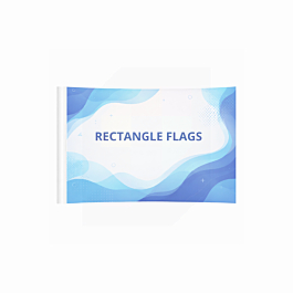 Buy Custom Rectangle Flags | Printing Limitless