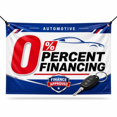 0 Percent Financing Banners