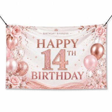 14th Birthday Banners