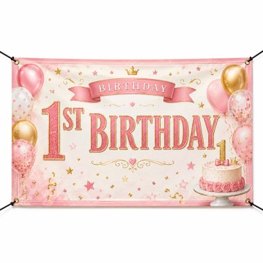1st Birthday Banners