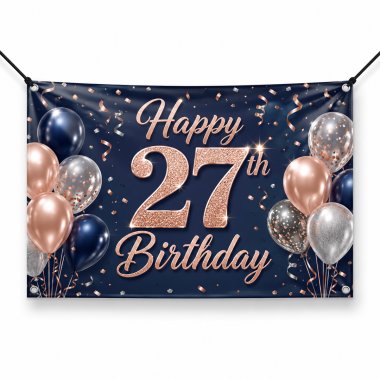 27th Birthday Banners