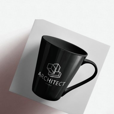 Custom Mugs Black