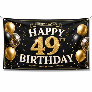 49th Birthday Banners