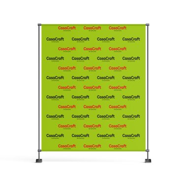5 ft x 6 ft Step and Repeat Adjustable Banner Stands