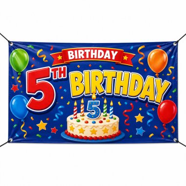 5th Birthday Banners
