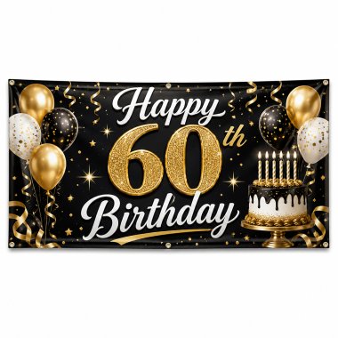 60th Birthday Banners