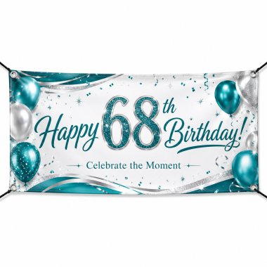 68th Birthday Banners