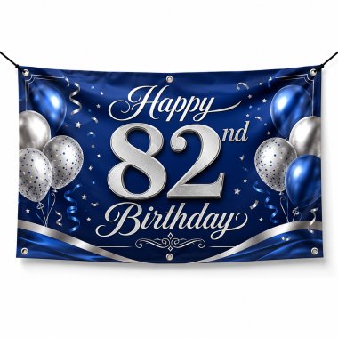 82nd Birthday Banners