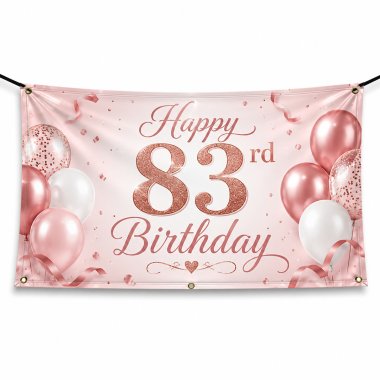 83rd Birthday Banners