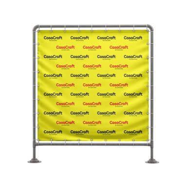 8 ft x 8 ft Step and Repeat Adjustable Banner Stands