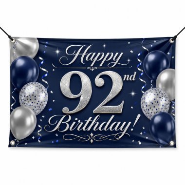 92nd Birthday Banners