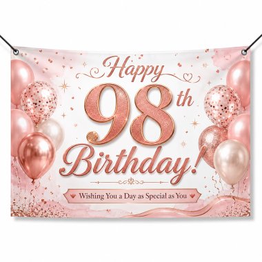 98th Birthday Banners