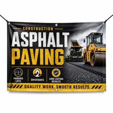 Asphalt Paving Banners