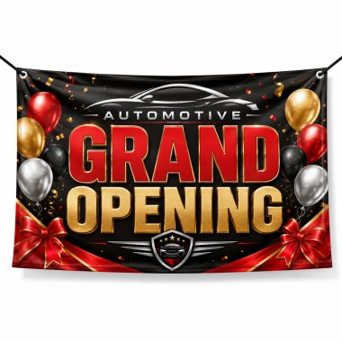 Auto Dealership Grand Opening Banners