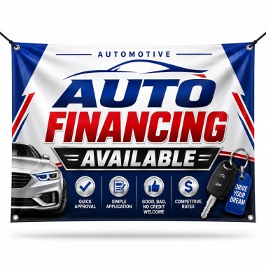 Auto Financing Available Banners
