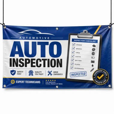 Auto Inspection Banners