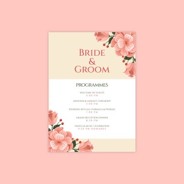 Bride & Groom Programmes