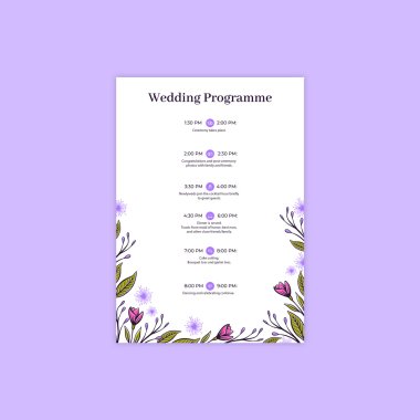 Wedding Programmes 