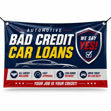 Bad Credit Car Loans Banners
