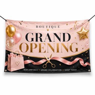 Boutique Grand Opening Banners