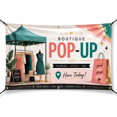 Boutique Pop-Up Banners