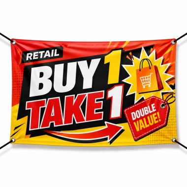 Buy 1 Take 1 Banners