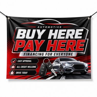 Buy Here Pay Here Banners
