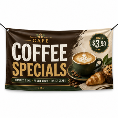 Cafe Coffee Specials Banners