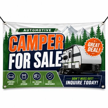 Camper For Sale Banners