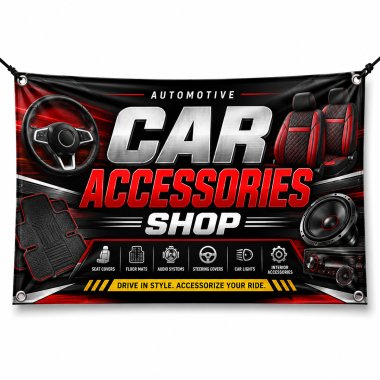 Car Accessories Shop Banners