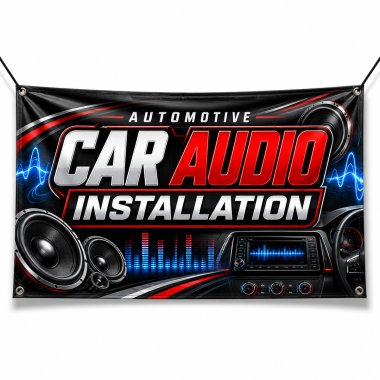 Car Audio Installation Banners
