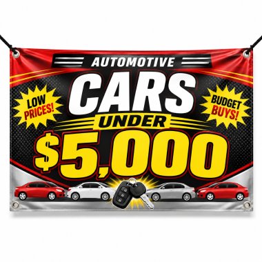Cars Under 5000 Banners