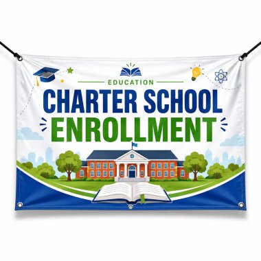 Charter School Enrollment Banners