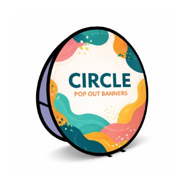 Circle Pop Out Banners