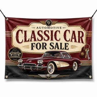 Classic Car For Sale Banners