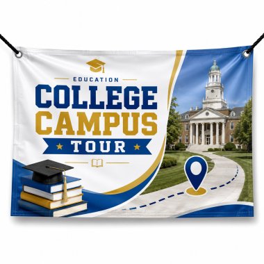 College Campus Tour Banners