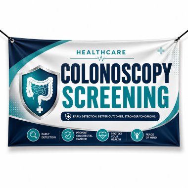 Colonoscopy Screening Banners