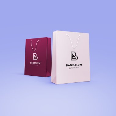 Colored Shopping Bags