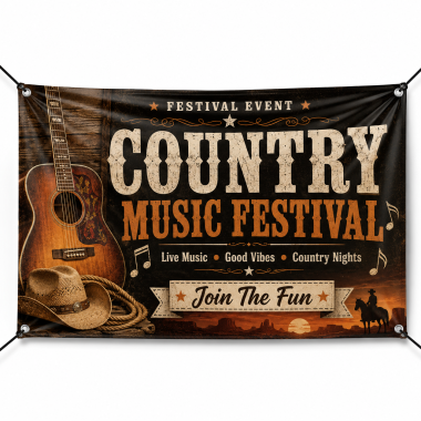 Country Music Festival Banners