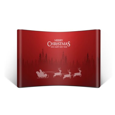 Curved Pillow Case Tension Fabric Backdrop