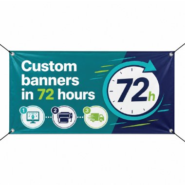 Custom Banners in 72 Hours