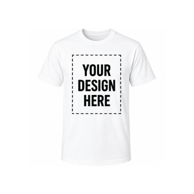 Custom White T-Shirts – Personalized Logo, Text or Photo Print, 200 GSM Cotton Unisex Tee for Men & Women