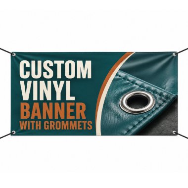 Custom Vinyl Banner with Grommets