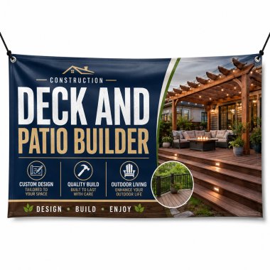 Deck And Patio Builder Banners