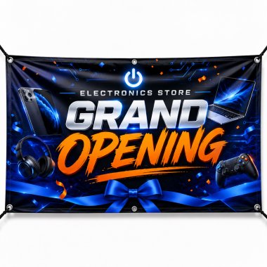 Electronics Store Grand Opening Banners