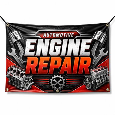 Engine Repair Banners