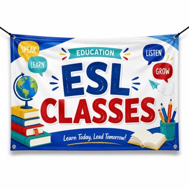 ESL Classes Banners