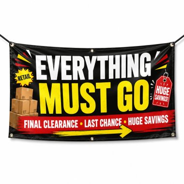 Everything Must Go Banners