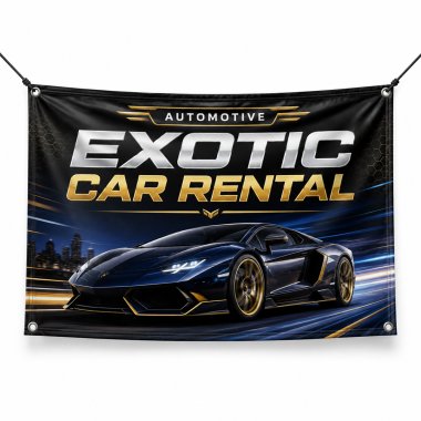 Exotic Car Rental Banners