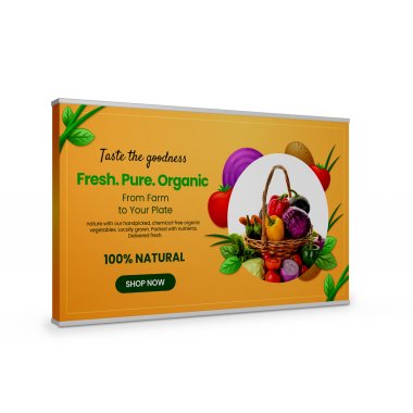 Fabric Pop Up Straight Display